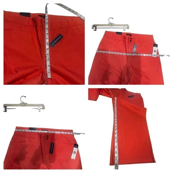 Chaps Slimming Fit Coral Capri Pants Sz 16 NWT - Picture 7 of 7
